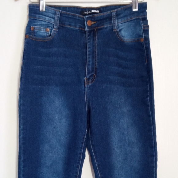 Fashion Nova Denim - Fashion Nova high rise skinny jeans women's size 9